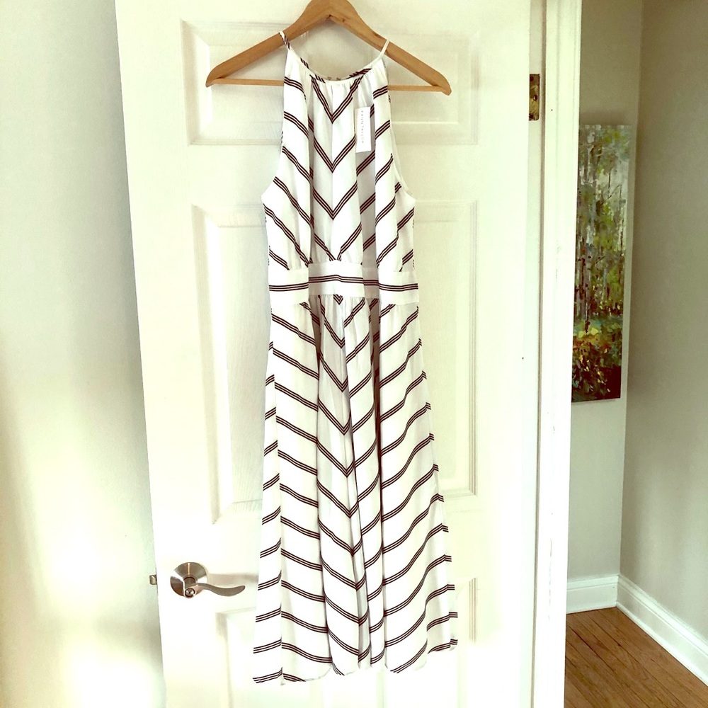 Ann Taylor Black & White Sleeveless Dress - NWT!